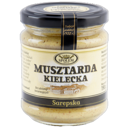 Kielecka musztarda sareps.190 g Kielecka musztarda sareps.190g