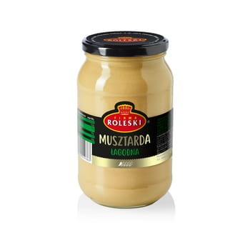 Roleski musztarda łagodna 900 g 70e0293d8e710362175c54a0b6df6565