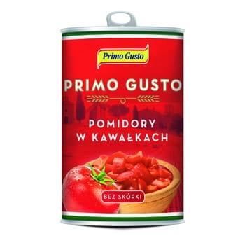 Pg.Pomidory w kawałkach 400 g 286ed873ef3d866dd8bd94caad8ac252