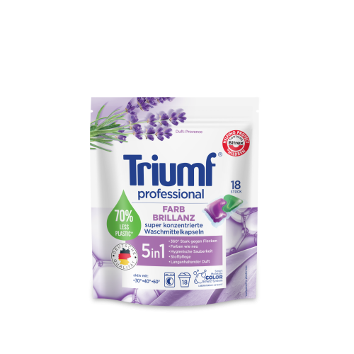 Triumf 18szt farb-brillanz kapsułki do prania tkanin kolorowych 2w1