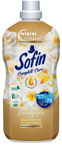 Sofin complete care &amp; luxury luxury gold skoncentrowany płyn do płukania tkanin 1,4l