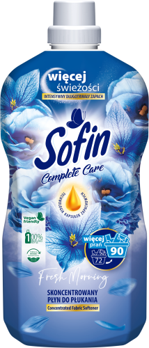 Sofin complete care &amp; freshness fresh morning skoncentrowany płyn do płukania tkanin 1,8l