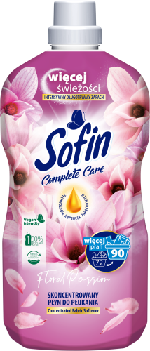 Sofin complete care &amp; freshness floral passion skoncentrowany płyn do płukania tkanin 1,8l