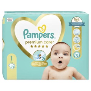Pampers premium care pieluszki rozmiar 1 45414 kg, 72 szt.