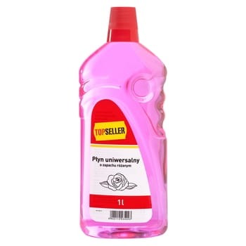 Topseller płyn uniwersalny o zapachu różanym 1 l 3b03393424942d7570fc8799b9d8a258