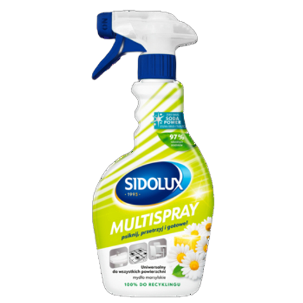 Sidolux multispray uniwersalny do wszystkich powierzchni mydło marsylskie 500 ml Sidolux multispray uniwersalny do wszystkich powierzchni mydło marsylskie 500 ml
