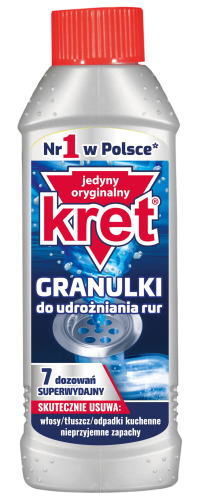 Kret granulki do udrożniania rur 280g