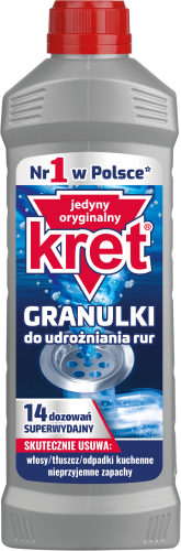 Kret granulki do udrożniania rur 560g