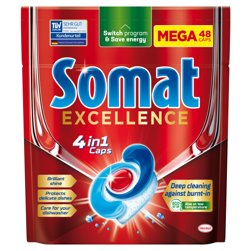 Somat excellence 4w1 tabletki do zmywarek 48 sztuk Somat excellence 4w1 tabletki do zmywarek 48 sztuk