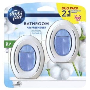 Ambi pur łazienka cotton fresh dyfuzor do odświeżacza powietrza, 2x75 ml