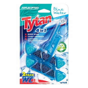 Czterofunkcyjna zawieszka barwiąca wodę tytan blue water eukaliptus 2x 80 g 8f91d1f70781c375078dbfb47ba392ca