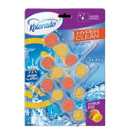 Kolorado hyper clean cytrusowa 3x 135 g Kolorado hyper clean cytrusowa 3x45 g