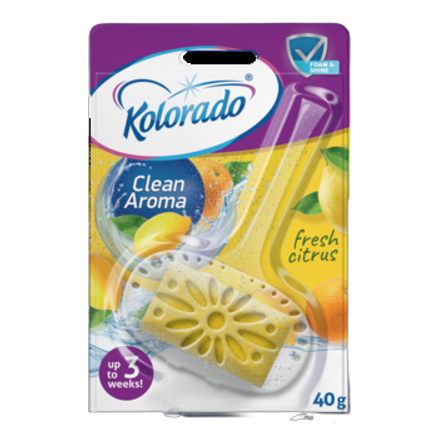 Kolorado clean aroma kostka wc fresh citrus 40 g Kolorado clean aroma kostka wc fresh citrus 40g