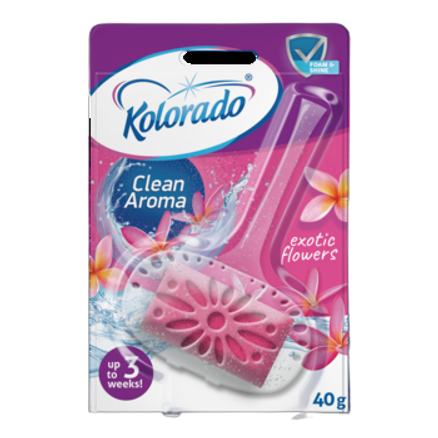 Kolorado clean aroma kostka wc exotic flowers 40 g Kolorado clean aroma kostka wc exotic flowers 40g