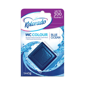 Kolorado kostka barwiąca do wc coulor niebieski 45 g e152b76d866421a6101474a0ec1a3500