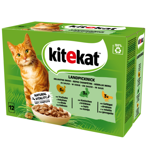 Kitekat delikatne smaki w sosie 1,02 kg (12x85 g) Kitekat delikatne smaki w sosie 1,02 kg (12x85 g)