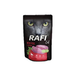 Rafi cat z cielęciną - karma dla kota 100 g