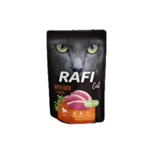 Rafi cat z kaczką - karma dla kota 100 g