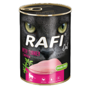 Rafi cat z indykiem - karma dla kota 400 g
