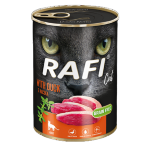Rafi cat z kaczką - karma dla kota 400 g