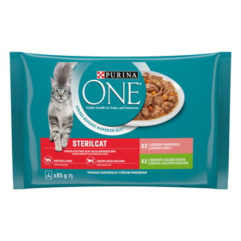 Purina one sterilcat karma dla kotów łosoś indyk (4x85 g) ded967923e9aab9a8c69815147806a10