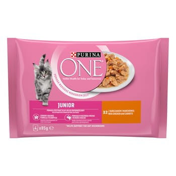 Purina one junior kurczak (4x85 g) 636599ceab602cd3dce0caccb8719002