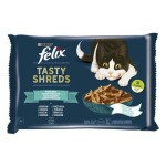 Felix tasty shreds mix karmy dla kota łosoś tuńczyk (4x80 g)