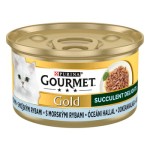 Gourmet gold succulent delights z rybami oceanicznymi 85 g