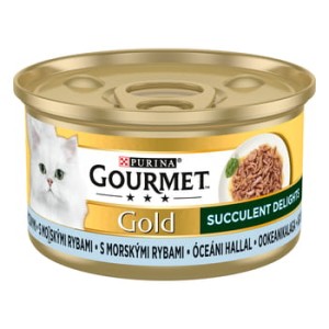Gourmet gold succulent delights z rybami oceanicznymi 85 g