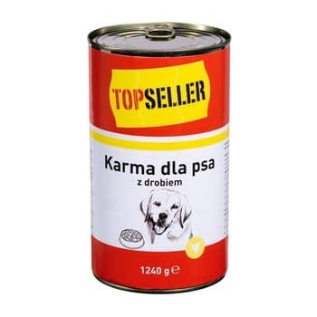 TOPSELLER Karma dla psa z drobiem 1,24 kg 5f11fbb9a79798aae6b801e40cf1eeea