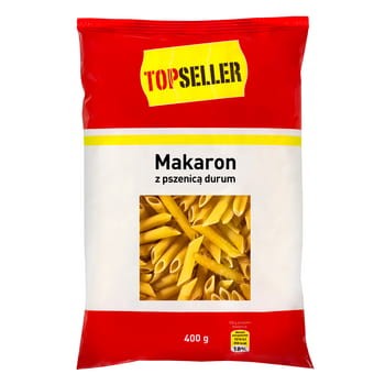 Topseller makaron rurki z pszenicą durum 400 g 741a85e9adbc6e3af53c1d8892fc570c