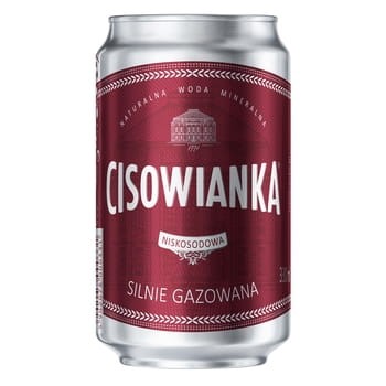Woda mineralna cisowianka silnie gazowana 330 ml c9545385dbf096f0d95fc490f5446bfa