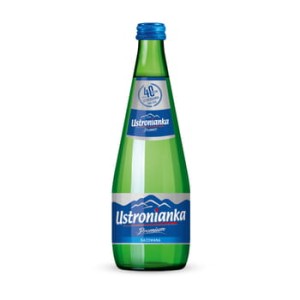 Ustronianka woda źródlana premium 700 ml gazowana
