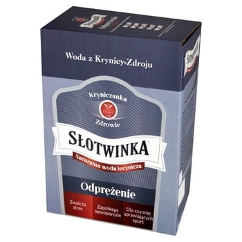Słotwinka woda lecznicza 3 l karton 8e2545d5ff5f7186148457e7851f1276