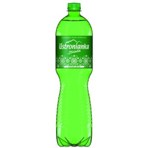 Ustronianka biała woda mineralna musująca 1,5 l