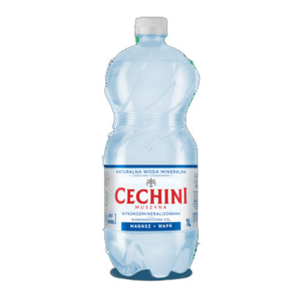 Woda cechini muszyna 1 l niskonasycona Woda cechini muszyna 1 l niskonasycona