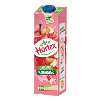 Hortex jabłko rabarbar napój karton 1 l 7c3c3896393d0a0f9691cfa6c70482b5