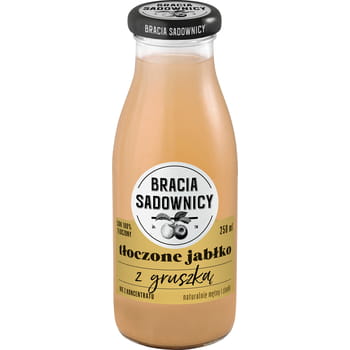 Bracia sadownicy sok tłoczony 250 ml jabłko z gruszką e1ac06b55c2d54e314e51790aa1e75e5