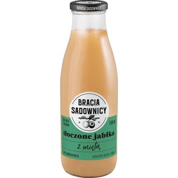 Bracia sadownicy sok tłoczony 750 ml jabłko z miętą e50f353454283f4980054138a5984b33