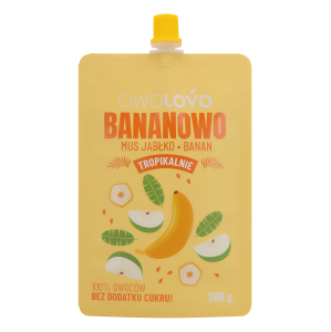 Owolovo tropikalnie bananowo 200 g