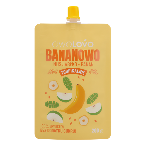 Owolovo tropikalnie bananowo 200 g