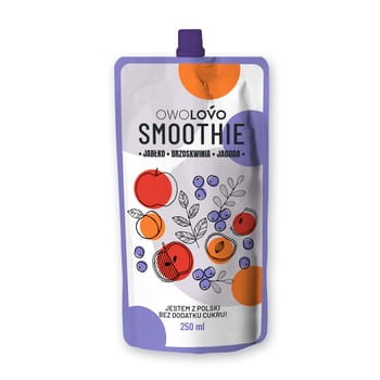 Owolovo smoothie jabłko jagoda brzoskwinia 250 ml ec062029913c912350762d620d550df5