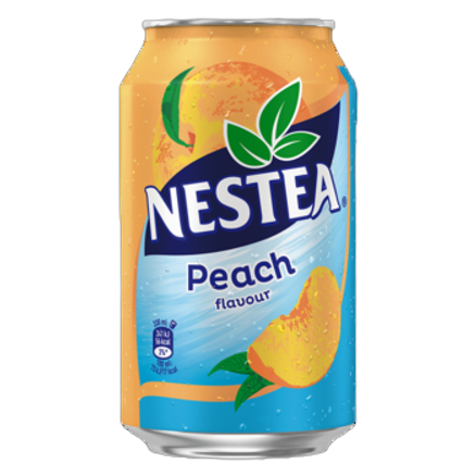 Nestea black tea napój herbaciany o smaku brzoskwiniowym 330 ml Nestea black tea napój herbaciany o smaku brzoskwiniowym 330 ml