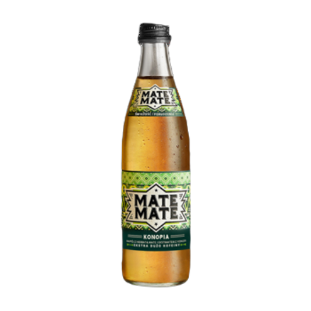Mate mate konopia napój z herbatą mate i ekstraktem z konopi 500 ml Mate mate konopia napój z herbatą mate i ekstraktem z konopi 0,5l