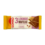 Sonko. 3 lekkie wafelki 3 ziarna w mlecznej czekoladzie 36g.