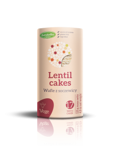 Lestello wafle z soczewicy 135 g