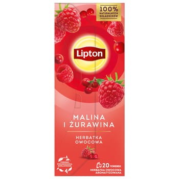 Lipton fruit malina i żurawina 20 tb 357454ffa74c6dc14d0a73187c83f250