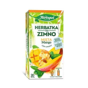 Herbatka na zimno - mięta mango (20tb. x 1,8 g) 36 g e4d552ca10dc7ef78c2095673f85cedb