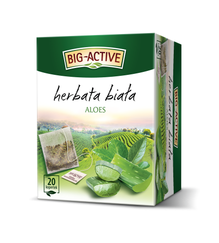 Big-Active herbata biała z aloesem (20 torebek x 1,5g) 30g