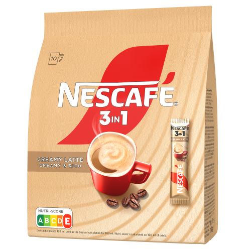 Nescafe 3in1 creamy latte 10 x 15g